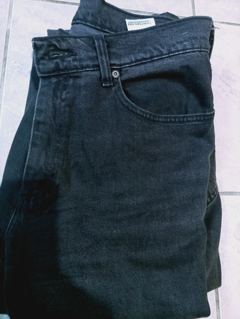 Lee's Men's Athletic Fit Black Jeans 33W 34L